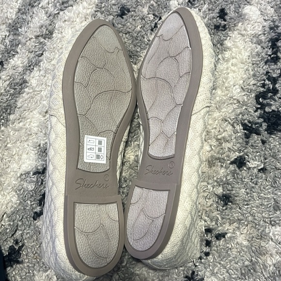 Skechers Women's Cleo-Honeycomb Ballet Flat, Natural - Picture 9 of 9